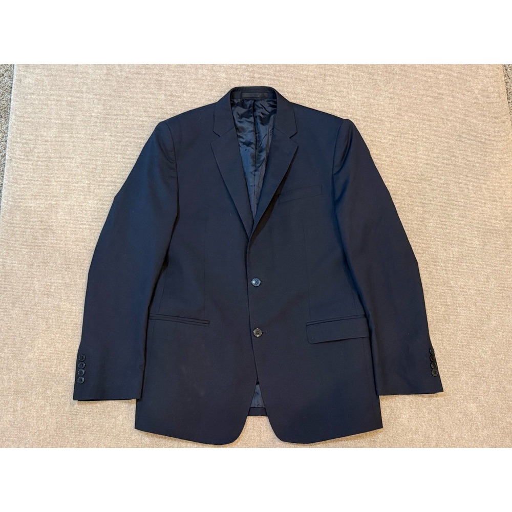 Versace Collection Sport Coat Blazer Jacket Black Size 52 US 42 100% Wool